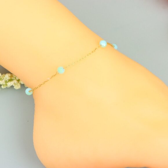 Handmade Anklet – A Stylish Choice for Women, Thoughtful Gift Idea, EVCH1277 - Picture 5 of 11